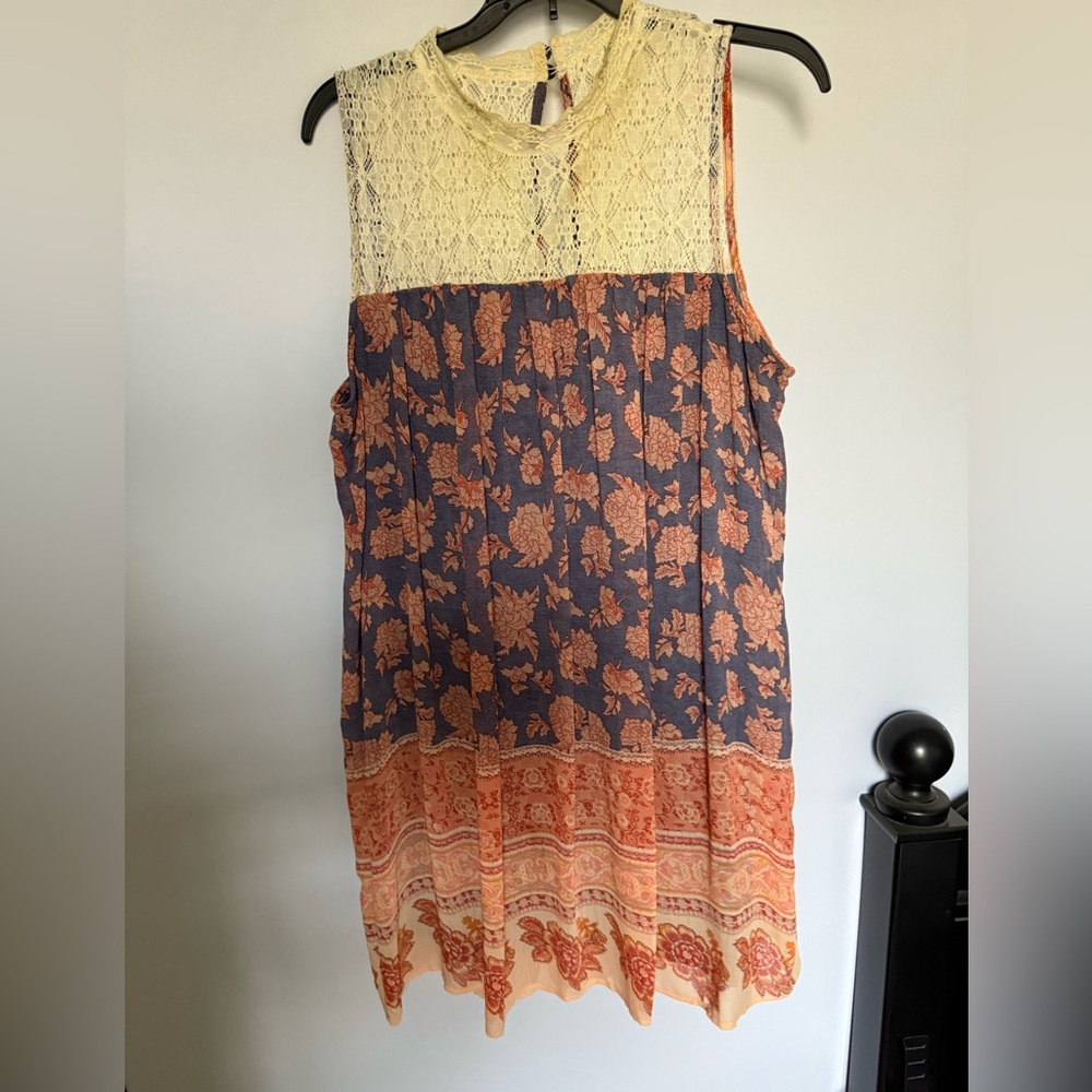 Mixed media dress